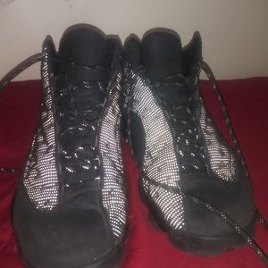 Black Jordon shoes size 12